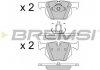 Тормозные колодки зад. BMW X5/X6 08- BREMSI BP3509 (фото 3)