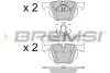 Тормозные колодки зад. BMW X5/X6 08- BREMSI BP3509 (фото 3)