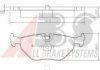 Гальмівні колодки зад. BMW 3 (E46)/SAAB 9-5/ROVER 75 96-09 (ATE) (123,1x45x17) A.B.S A.B.S. 37267 (фото 1)