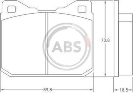 Тормозные колодки перед. LT 28 -96 A.B.S. A.B.S. 36104