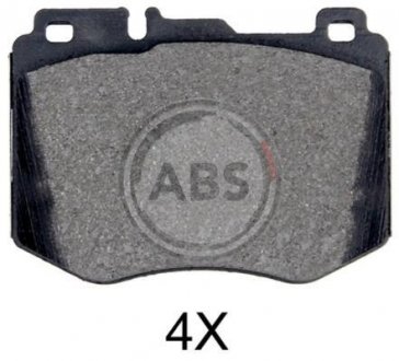 Гальмівні колодки дискові (1 к-т). A.B.S. 35064 (фото 1)