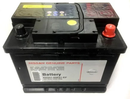 Фото запчасти Аккумулятор 6 CT-60-R NISSAN KE24160E01EF Аккумулятор 6 CT-60-R NISSAN KE24160E01EF