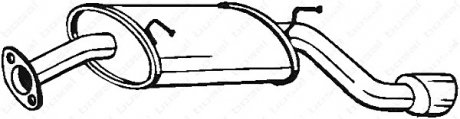 Глушитель задний CHEV CAPTIVA 07- BOSAL 128005 (фото 1)