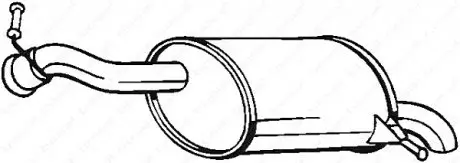 Глушитель задний PEUG 407 04-04 BOSAL 190025