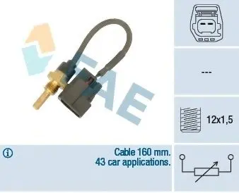 Датчик темпер. охолодж.рідини FAE 32425