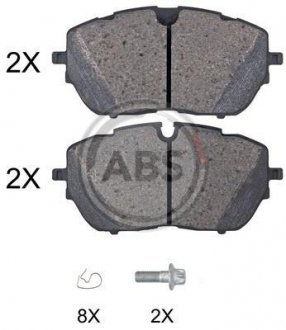 Тормозные колодки дисковые. A.B.S. 35102 (фото 1)