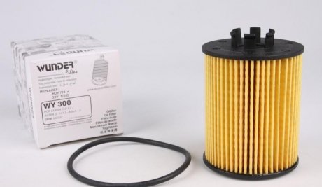 Фільтр масляний Opel Combo 1.4 16V 05- FILTER WY 300 WUNDER WY-300 (фото 1)