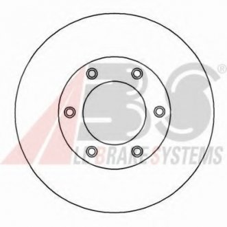 Диск гальмівний A.B.S. A.B.S. 17015