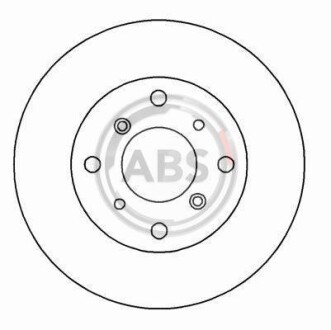 Тормозной диск пер. Accord/Accord/Prelude 96-02 A.B.S. A.B.S. 16171