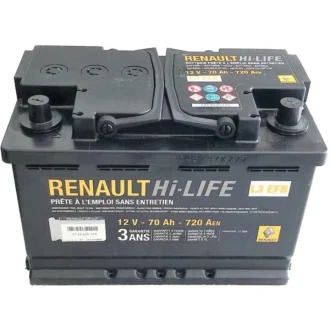 Аккумулятор / Dacia 6 CT-70-R Hi-Life RENAULT 7711575175
