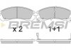 Гальмівні колодки перед. Outlander 12-/Peugeot 4007 07- (58,7x149,9) BREMSI BP2573 (фото 3)