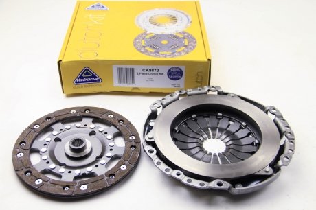 Комплект сцепления Fiesta V/Fusion 1.4 TDCi 01-12 (210mm) NATIONAL CK9873 (фото 1)