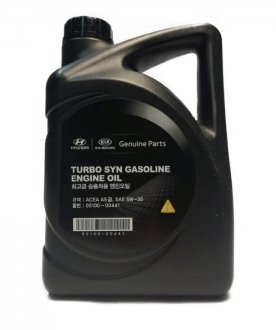 Олива моторна Turbo Syn Gasoline 5W-30 4 л MOBIS 05100-00441 (фото 1)