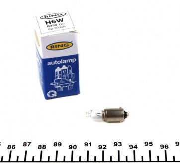 Автолампа 6 W 12 V прозора RING R434