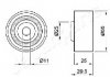 Ролик натяжний JAPANPARTS BE-H02 (фото 2)