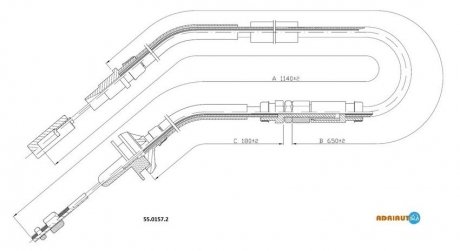 Трос зчеплення ADRIAUTO 55.0157.2