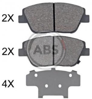 Гальмівні колодки дискові. A.B.S. 35033 (фото 1)