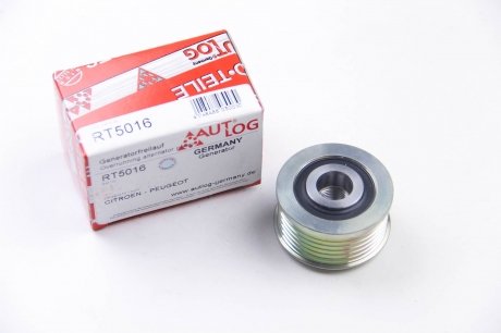 Шкив генератора BERLINGO/JUMPER/JUMPY 1.4-2.2D/HDI 99- AUTLOG RT5016