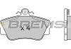 Тормозные колодки перед. Volvo 440/460/480 86- (Lucas) BREMSI BP2464 (фото 3)