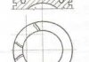 Поршень в комплекті на 1 циліндр, STD NURAL 87-436700-00 (фото 1)