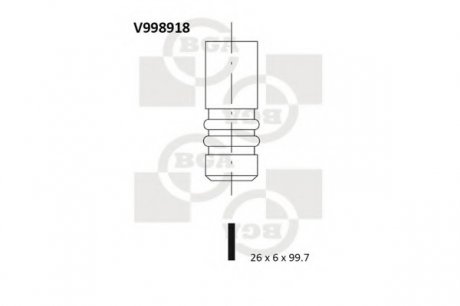 Клапан двигуна BGA V998918 (фото 1)