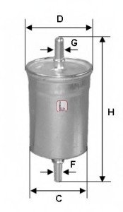 Фильтр топливный FORD "1,6-2,0 "99-04 SOFIMA S1769B