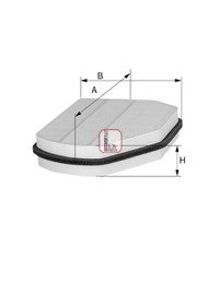 Фільтр салону MB "2,0-3,2 "93-04 SOFIMA S3007C