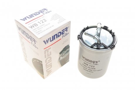 Фільтр паливний Skoda Fabia/Roomster/VW Polo 1.4/1.6TDI 05- FILTER WB 122 WUNDER WB-122 (фото 1)