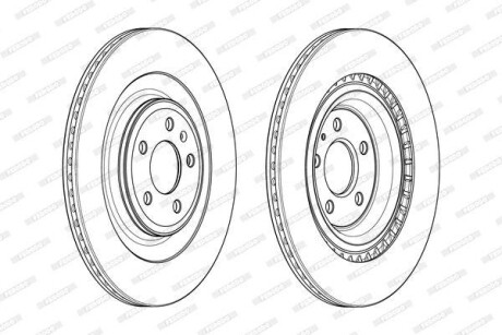 Диск тормозной FERODO DDF1990C