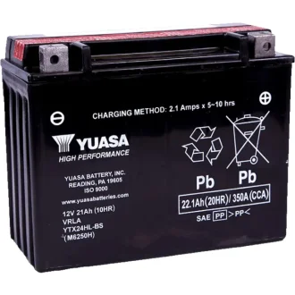 Аккумулятор 6 CT-22,1-R High Performance YUASA YTX24HL-BS