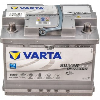 Акумулятор 6 CT-60-R Silver Dynamic AGM VARTA 560 901 068