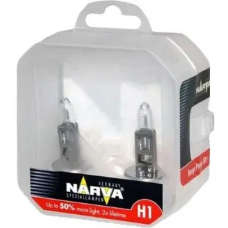 Набір автоламп 55 W, 12 V прозора, 2 шт NARVA 48334S2