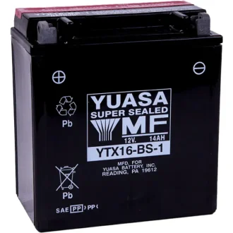 Акумулятор 6 CT-14,7-L AGM YUASA YTX16-BS-1