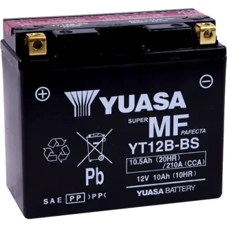 Мото Аккумулятор 6 CT-10,5-L AGM YUASA YT12B-BS