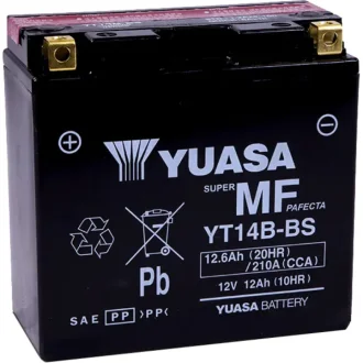 Акумулятор 6 CT-12,6-L AGM YUASA YT14B-BS