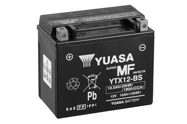 МОТО 12V 10,5Ah MF VRLA Battery) YUASA YTX12-BS