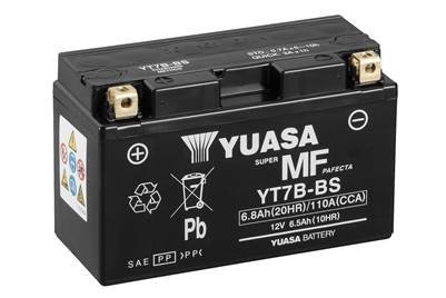 МОТО 12V 6,5Ah MF VRLA Battery AGM) YUASA YT7B-BS