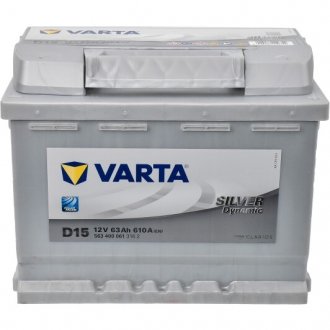 Акумулятор 6 CT-63-R Silver Dynamic VARTA 563 400 061 (фото 1)