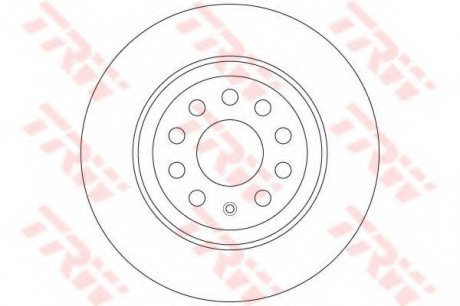 Тормозной диск TRW DF6504 (фото 1)