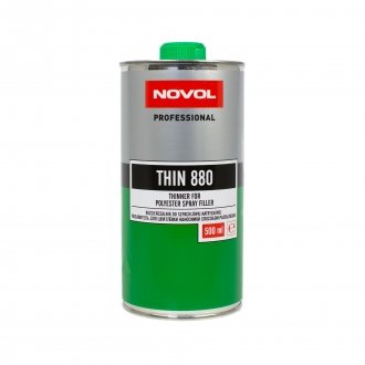 Растворитель для жидкой шпатлевки SPRAY THIN 880 0,5л NOVOL 32201