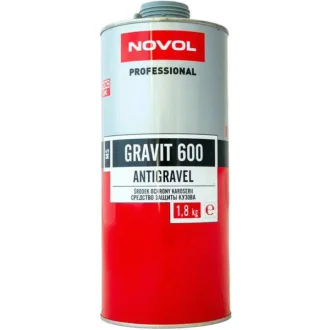 Антигравий Gravit 600 битумный серый 1,8 кг NOVOL 37814