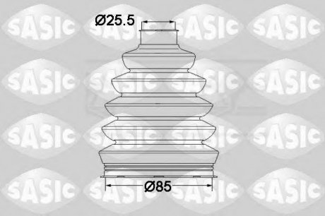Пыльник ШРУСа (наружный), 1.3D, 1.6D Multijet, 10- SASIC 1904029 (фото 1)