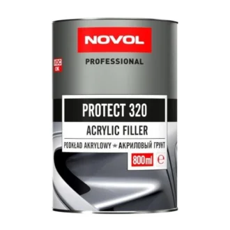 Акриловий Грунт Protect 320 (4+1) Сірий (комплект) NOVOL 90114