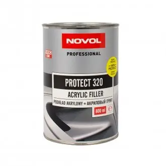 Грунт акриловий <4+1> PROTECT 320 сірий 0,8л+0,2 л NOVOL 90114