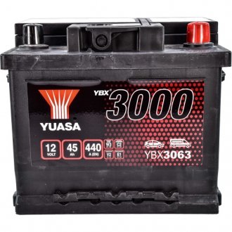 Акумулятор 6 CT-45-R YUASA YBX3063 (фото 1)