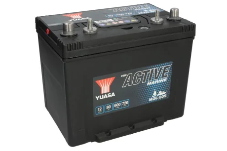 Тяговий аккумулятор 80 Ач 12 В YUASA M26-80