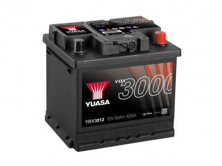 Акумулятор 6 CT-50-R YUASA YBX3012 (фото 1)