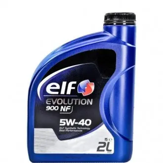 Фото запчастини Олива моторна Evolution 900 NF 5W-40 2 л ELF 194874 Олива моторна Evolution 900 NF 5W-40 2 л ELF 194874
