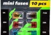 Набір запобіжників FN mini 10 шт. WINSO 155100 (фото 1)