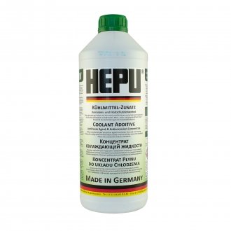 Антифриз-концентрат 1,5л зелений HEPU P999-GRN